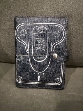 LOUIS VUITTON Damier Graphite Agenda PM Day Planner Cover